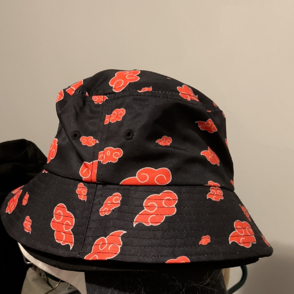 Black and Red Akatsuki Bucket Hat
